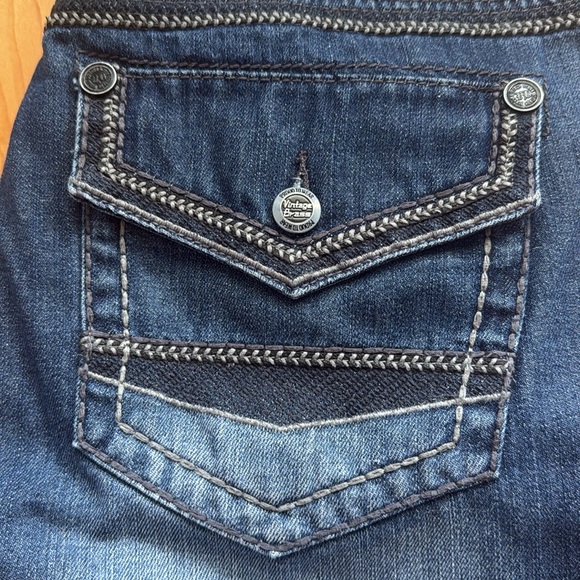 Vintage Brass Jeans size 36x30. Dark wash. Preowned. - Picture 3 of 12